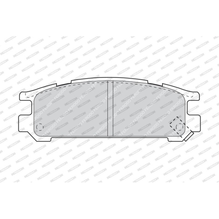 Ferodo FDB790 Bremsbelagsatz, Scheibenbremse PREMIER ECO FRICTION Ferodo FDB790 Bremsbelagsatz, Scheibenbremse PREMIER ECO FRICTION