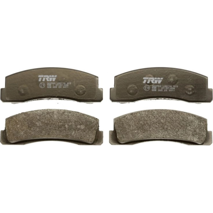 TRW GDB265 Bremsbelagsatz, Scheibenbremse COTEC