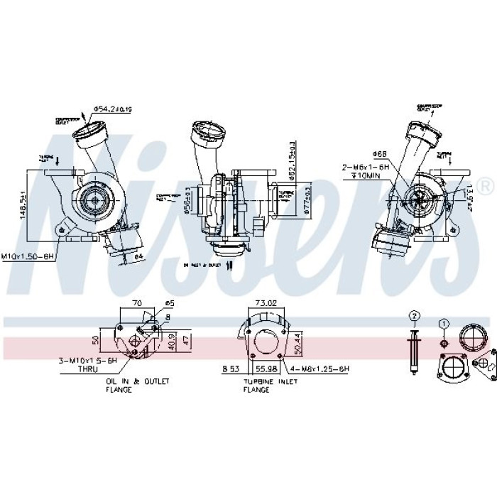 Nissens Turbolader 93244