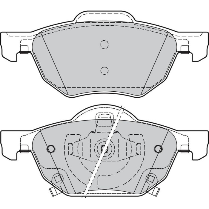 Valeo 598824 Bremsbelagsatz, Scheibenbremse Valeo 598824 Bremsbelagsatz, Scheibenbremse
