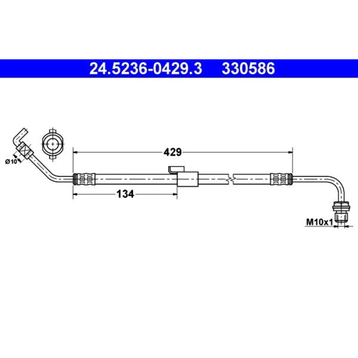 ATE 24.5236-0429.3 Bremsschlauch