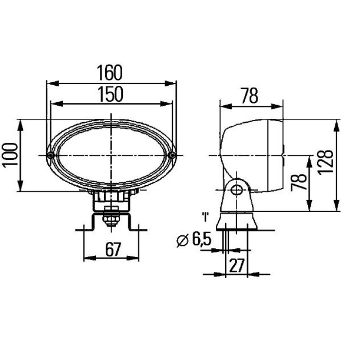 Hella 1GA 996 161-581 Arbeitsscheinwerfer Hella 1GA 996 161-581 Arbeitsscheinwerfer