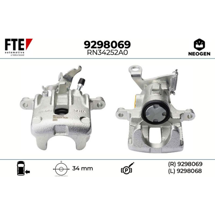 FTE 9298069 Bremssattel NEOGEN FTE 9298069 Bremssattel NEOGEN