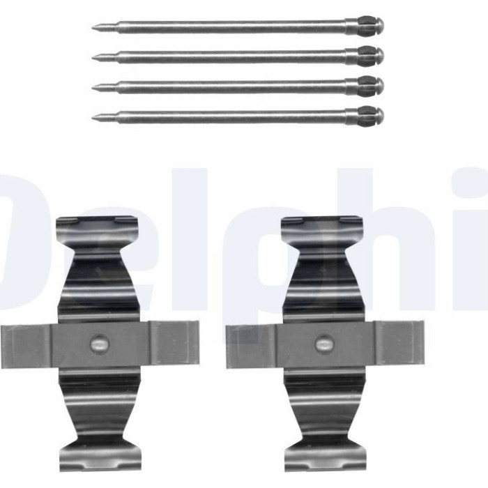 Delphi LX0546 Zubehörsatz, Scheibenbremsbelag Delphi LX0546 Zubehörsatz, Scheibenbremsbelag
