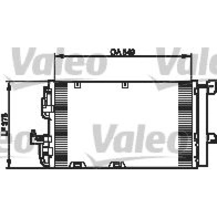 Valeo 818047 Kondensator, Klimaanlage Valeo 818047 Kondensator, Klimaanlage