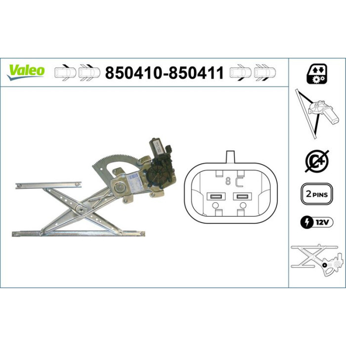 Valeo 850411 Fensterheber Valeo 850411 Fensterheber
