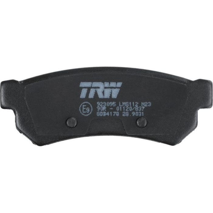 TRW GDB4178 Bremsbelagsatz, Scheibenbremse COTEC TRW GDB4178 Bremsbelagsatz, Scheibenbremse COTEC