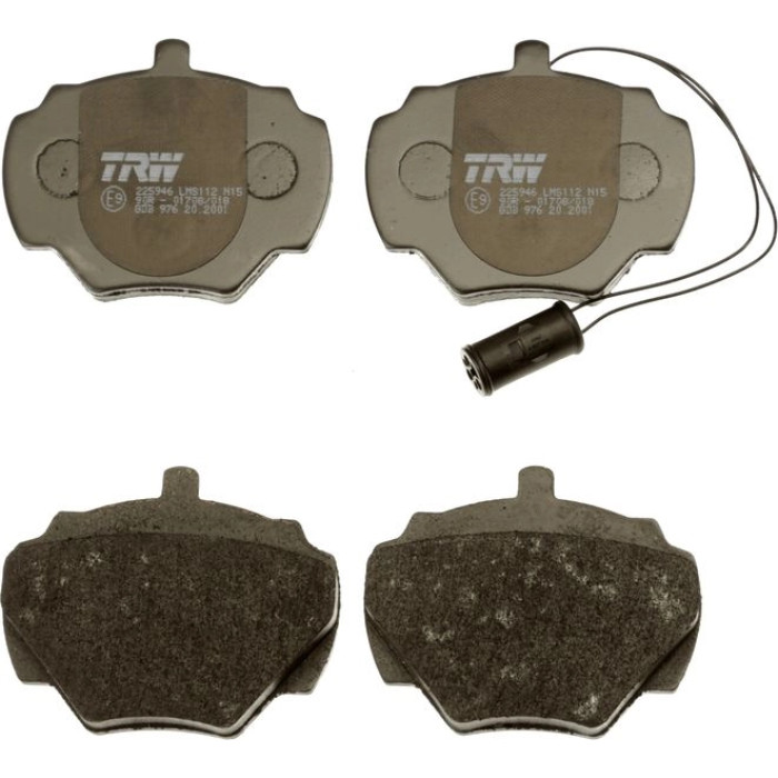 TRW GDB976 Bremsbelagsatz, Scheibenbremse COTEC TRW GDB976 Bremsbelagsatz, Scheibenbremse COTEC