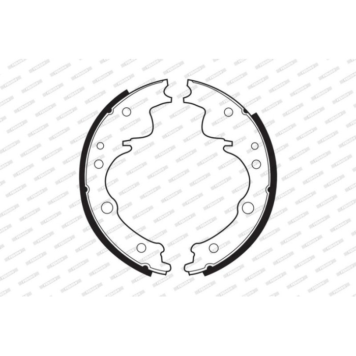 Ferodo FSB393R Bremsbackensatz PREMIER