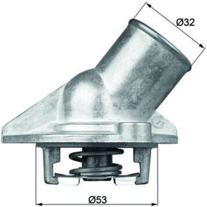 Mahle TI 56 87D Thermostat, Kühlmittel BEHR