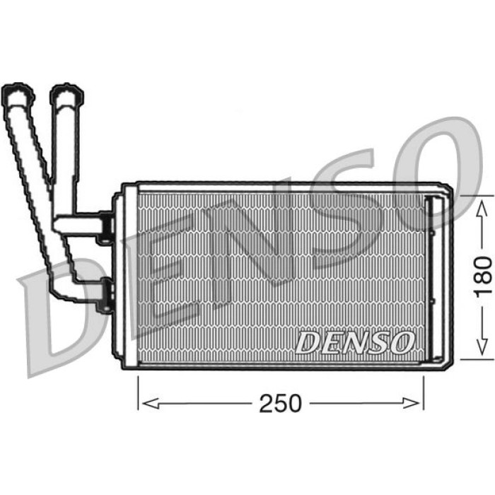 Denso DRR09100 Wärmetauscher, Innenraumheizung