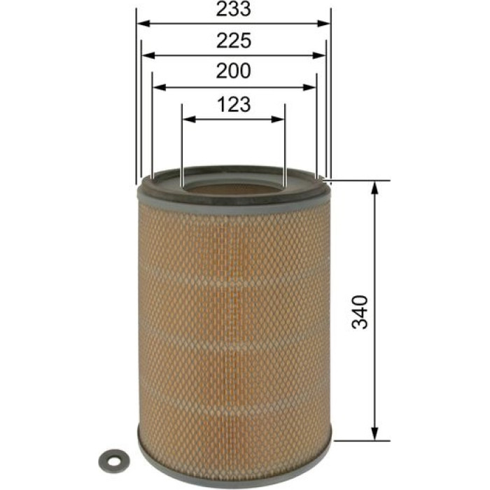 BOSCH F 026 400 399 Luftfilter BOSCH F 026 400 399 Luftfilter