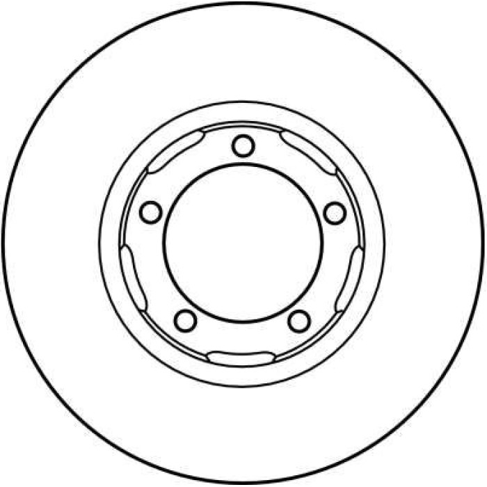 TRW DF2609 Bremsscheibe