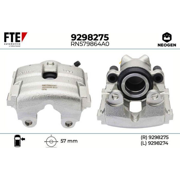 FTE 9298275 Bremssattel NEOGEN FTE 9298275 Bremssattel NEOGEN