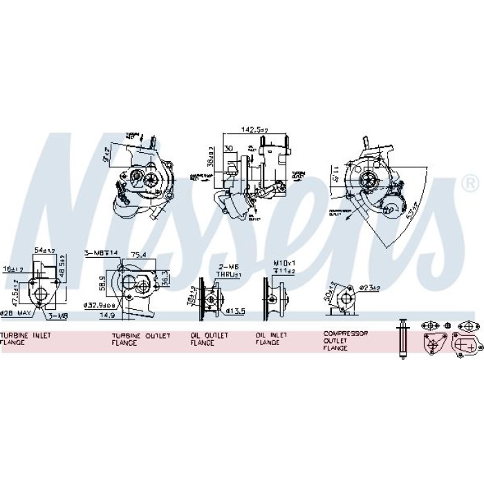 Nissens Turbolader 93030 Nissens Turbolader 93030