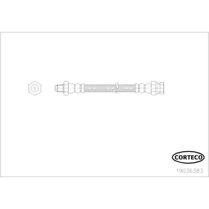 Corteco 19036383 Bremsschlauch