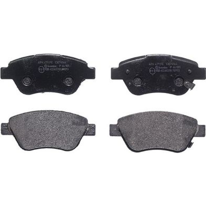 Brembo P 66 001 Bremsbelagsatz, Scheibenbremse PRIME LINE Brembo P 66 001 Bremsbelagsatz, Scheibenbremse PRIME LINE