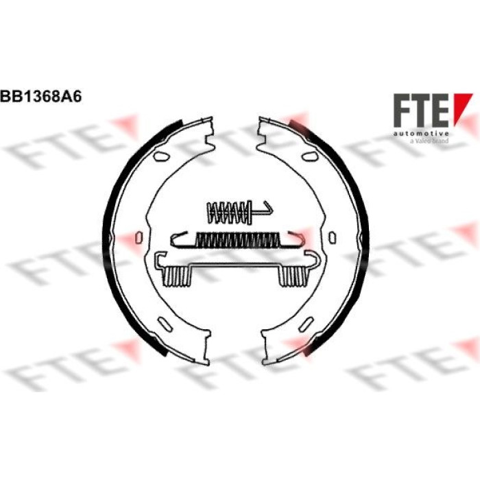 FTE 9100114 Bremsbackensatz, Feststellbremse FTE 9100114 Bremsbackensatz, Feststellbremse