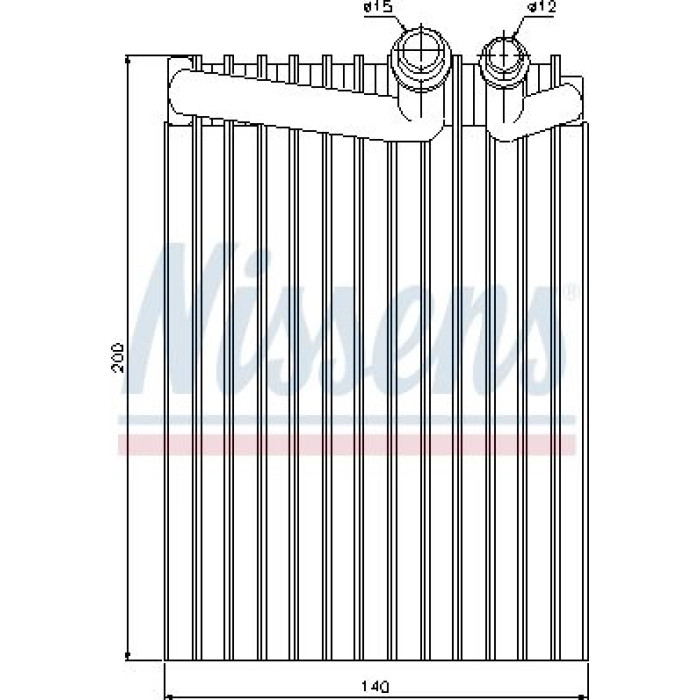 Nissens 92249 Verdampfer, Klimaanlage Nissens 92249 Verdampfer, Klimaanlage