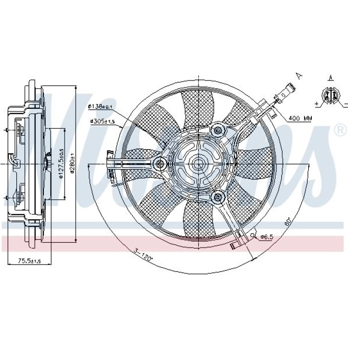 Nissens 85691 Lüfter, Motorkühlung Nissens 85691 Lüfter, Motorkühlung