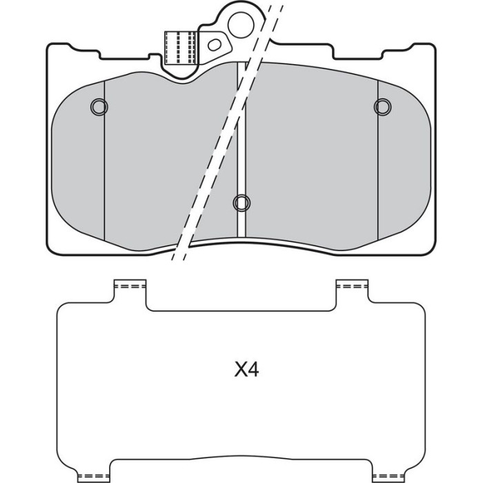 Valeo 601316 Bremsbelagsatz, Scheibenbremse