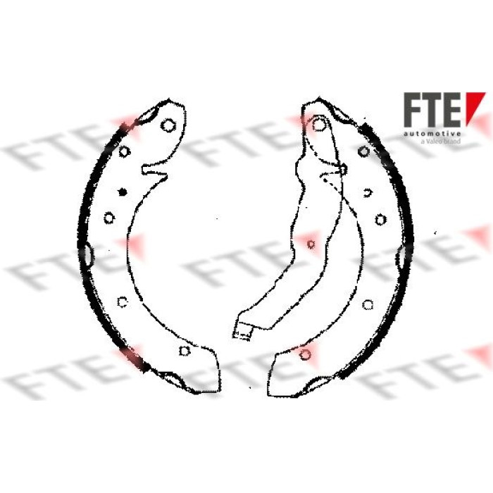FTE 9100018 Bremsbackensatz FTE 9100018 Bremsbackensatz