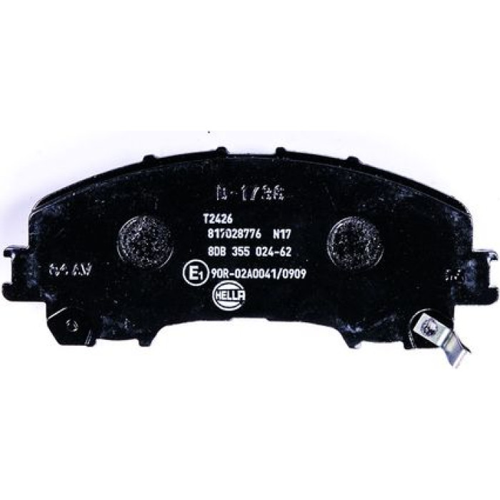 Hella 8DB 355 024-621 Bremsbelagsatz, Scheibenbremse