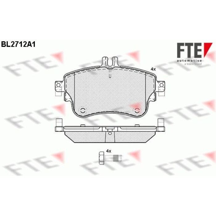 FTE 9010938 Bremsbelagsatz, Scheibenbremse FTE 9010938 Bremsbelagsatz, Scheibenbremse