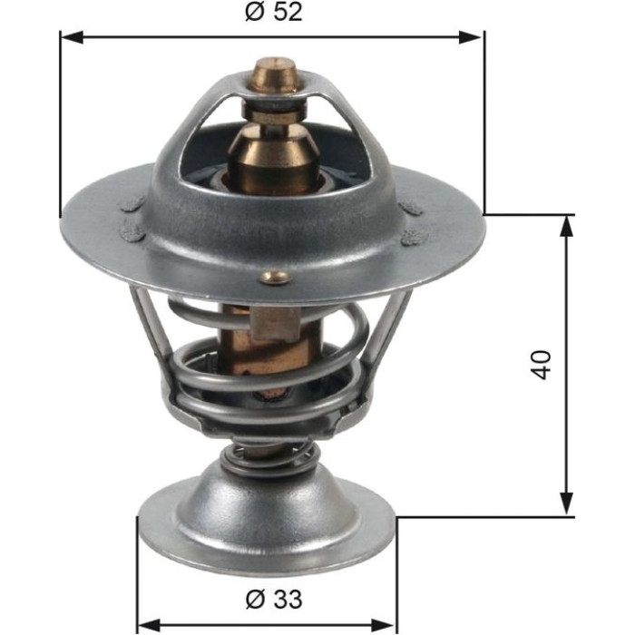 Gates TH31588G1 Thermostat, Kühlmittel Gates TH31588G1 Thermostat, Kühlmittel