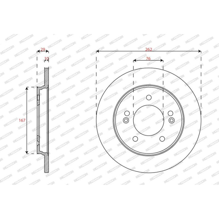 Bremsscheibe DDF2848C Bremsscheibe DDF2848C