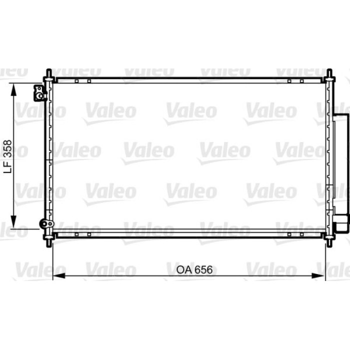 Valeo 814242 Kondensator, Klimaanlage
