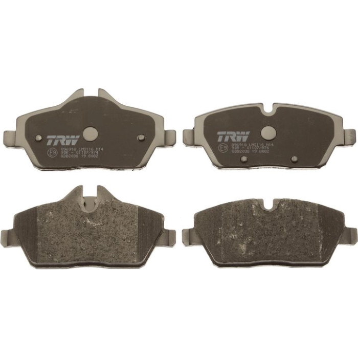 TRW GDB2038 Bremsbelagsatz, Scheibenbremse COTEC