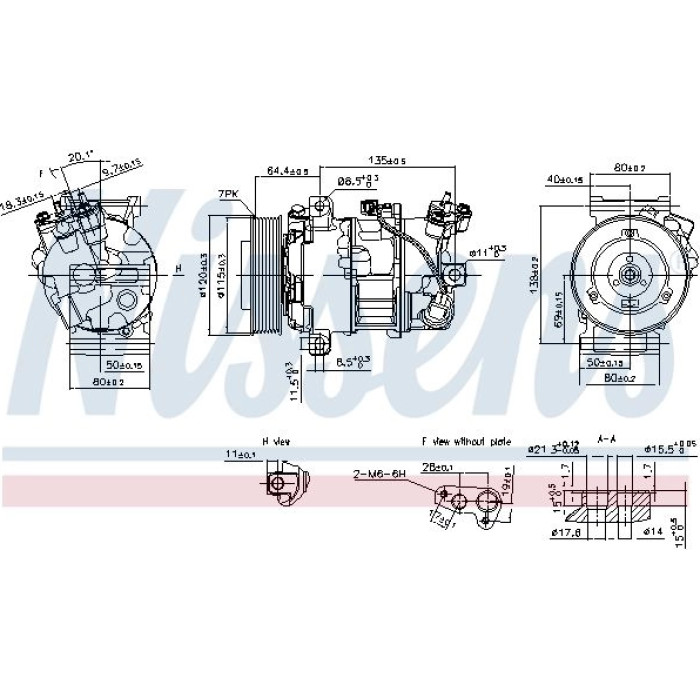Nissens 890126 Kompressor, Klimaanlage FIRST FIT Nissens 890126 Kompressor, Klimaanlage FIRST FIT