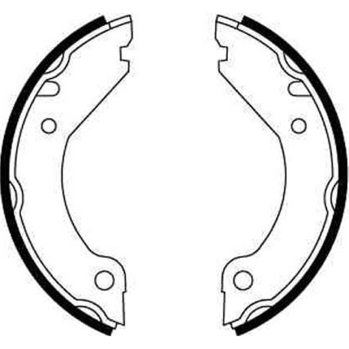 TRW GS8204 Bremsbackensatz, Feststellbremse TRW GS8204 Bremsbackensatz, Feststellbremse