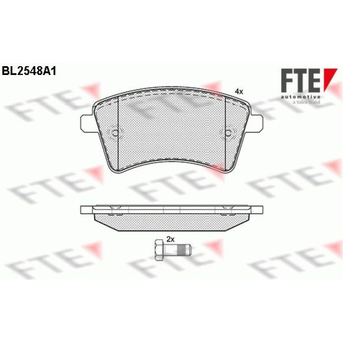FTE 9010799 Bremsbelagsatz, Scheibenbremse FTE 9010799 Bremsbelagsatz, Scheibenbremse