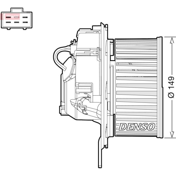 Denso DEA32005 Innenraumgebläse