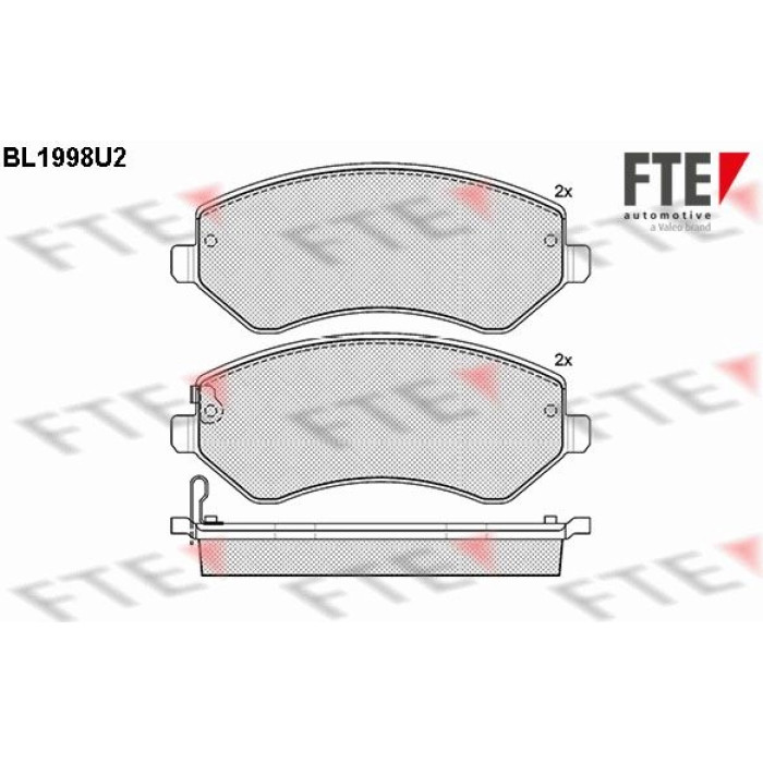 FTE 9010584 Bremsbelagsatz, Scheibenbremse FTE 9010584 Bremsbelagsatz, Scheibenbremse