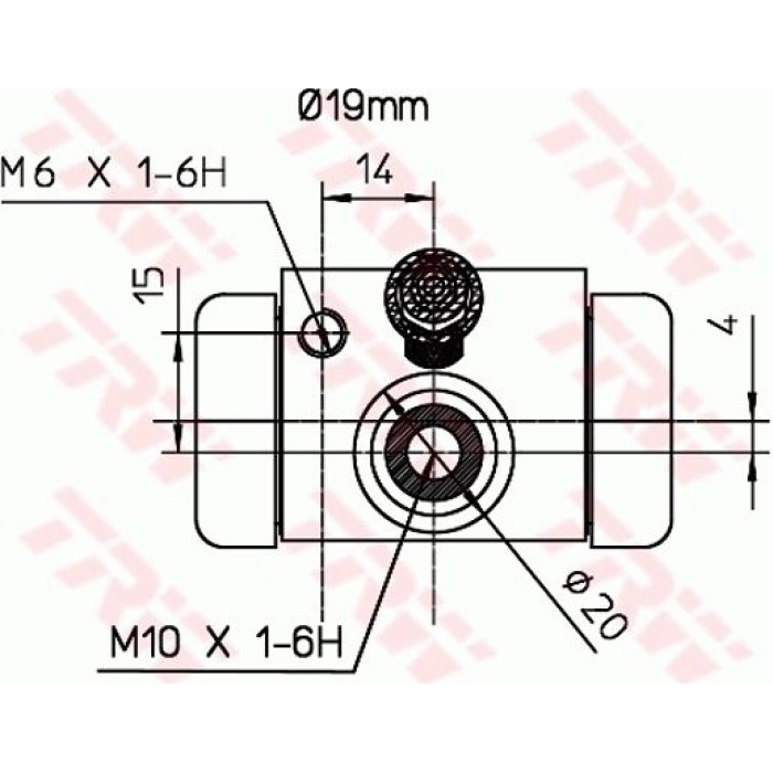 TRW BWD316 Radbremszylinder TRW BWD316 Radbremszylinder