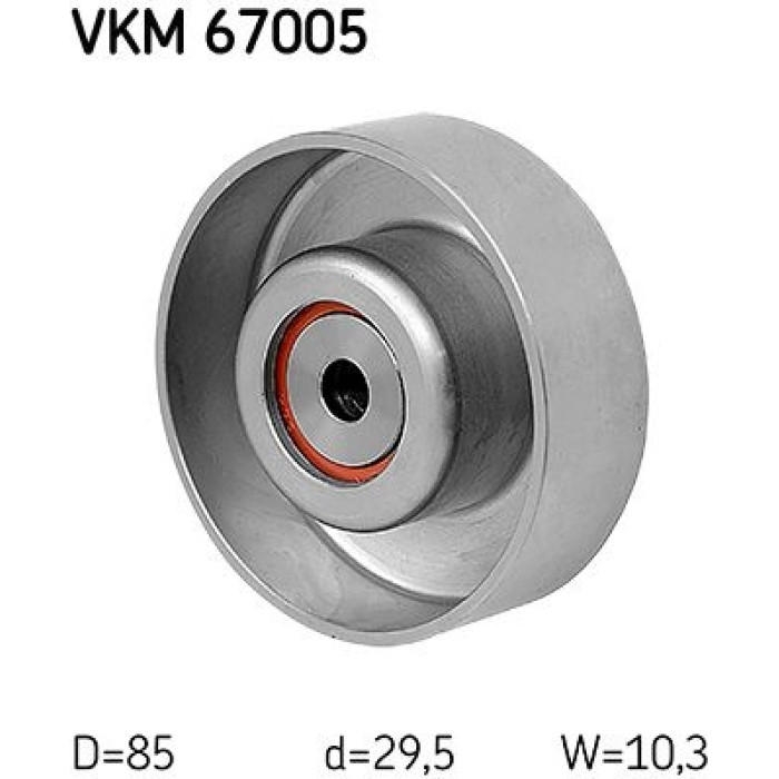 SKF VKM 67005 Umlenkrolle/Führungsrolle, Keilrippenriemen SKF VKM 67005 Umlenkrolle/Führungsrolle, Keilrippenriemen