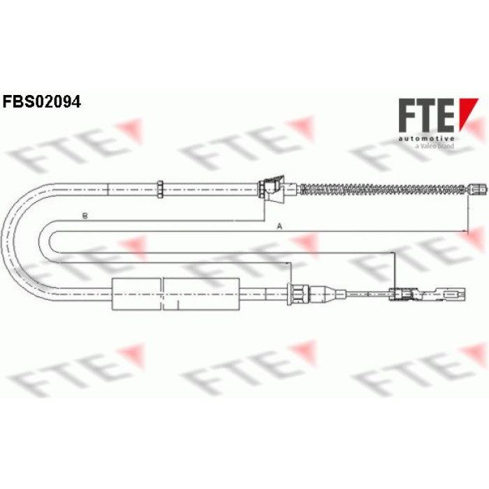 FTE 9250094 Seilzug, Feststellbremse FTE 9250094 Seilzug, Feststellbremse