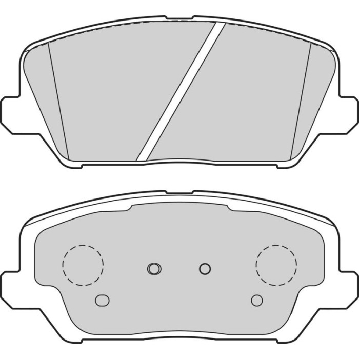 Bremsbelagsatz, Scheibenbremse 302688
