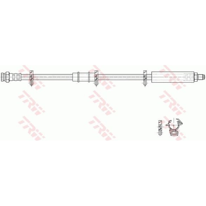 TRW PHB190 Bremsschlauch TRW PHB190 Bremsschlauch