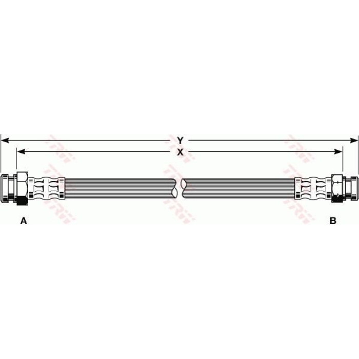 TRW PHA175 Bremsschlauch
