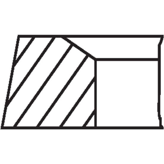 Mahle 001 36 N0 Kolbenringsatz Mahle 001 36 N0 Kolbenringsatz