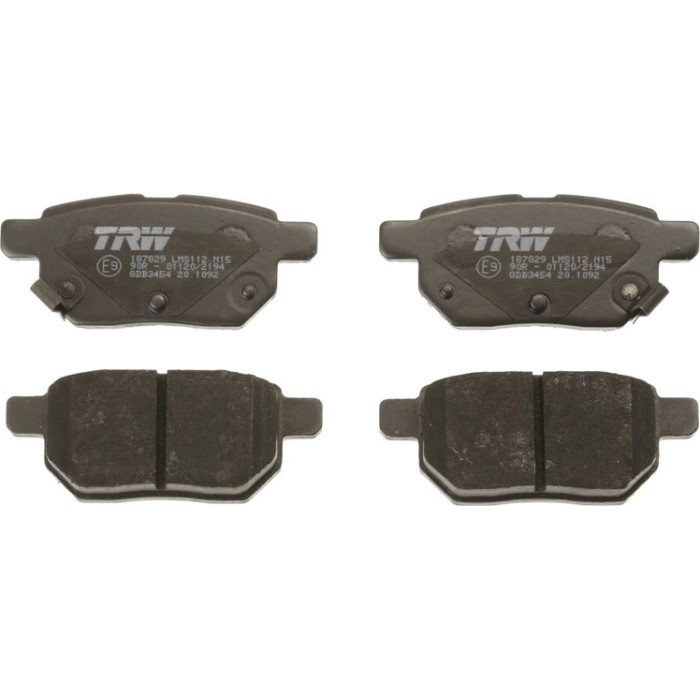 TRW GDB3454 Bremsbelagsatz, Scheibenbremse COTEC TRW GDB3454 Bremsbelagsatz, Scheibenbremse COTEC