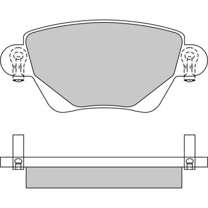 Metzger 1170096 Bremsbelagsatz, Scheibenbremse Metzger 1170096 Bremsbelagsatz, Scheibenbremse