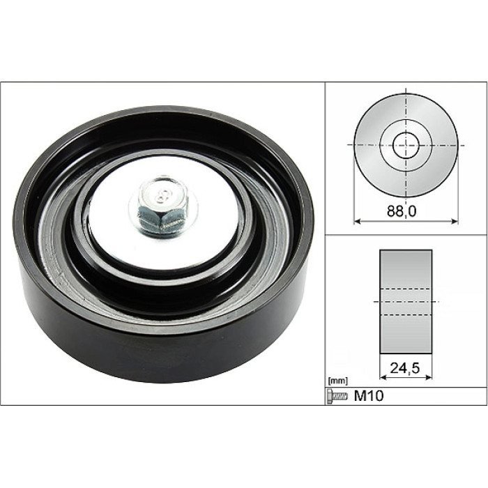 INA 532 0835 10 Umlenkrolle/Führungsrolle, Keilrippenriemen INA 532 0835 10 Umlenkrolle/Führungsrolle, Keilrippenriemen