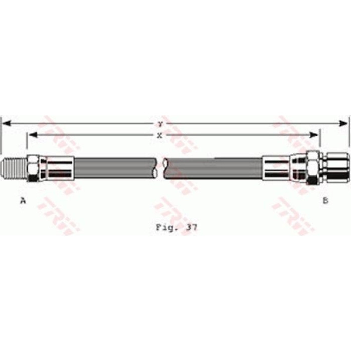 TRW PHB151 Bremsschlauch TRW PHB151 Bremsschlauch