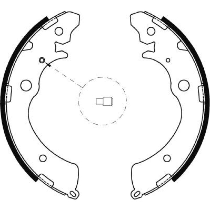 TRW GS8493 Bremsbackensatz TRW GS8493 Bremsbackensatz