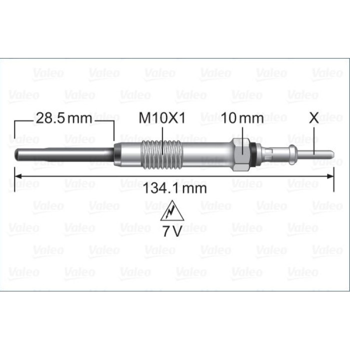 Valeo 345250 Glühkerze Valeo 345250 Glühkerze
